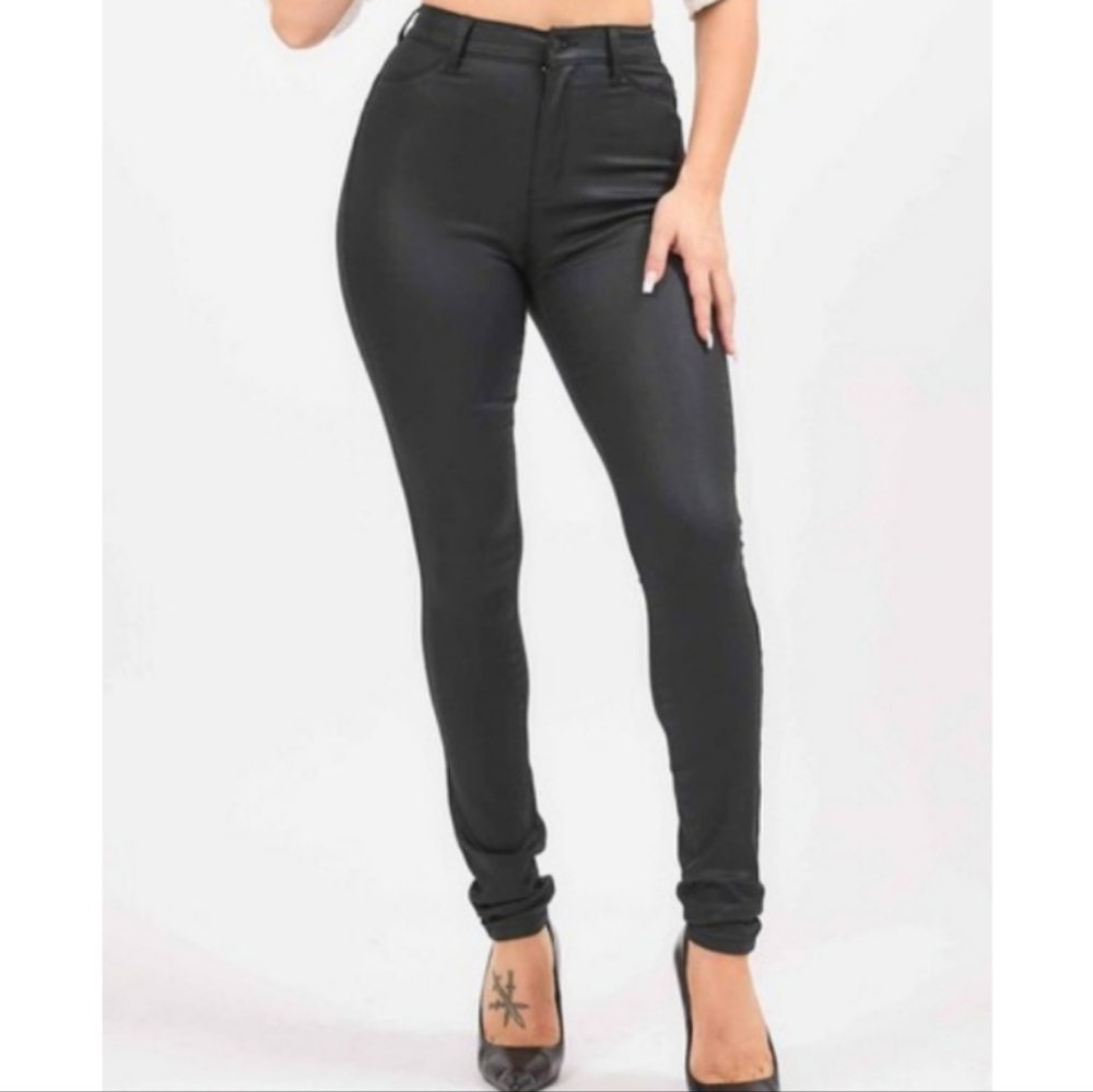 Women's Black High-Waisted Pants